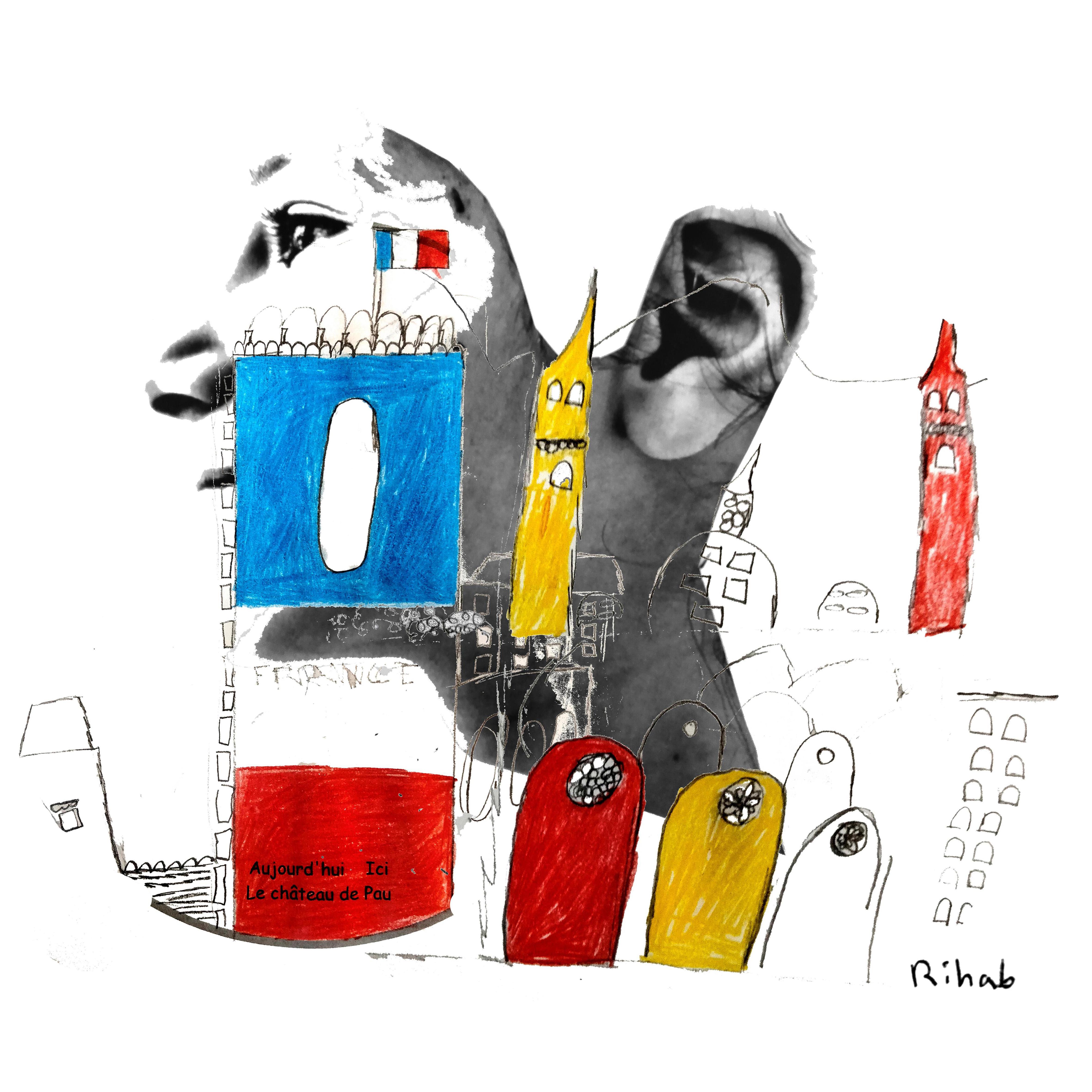 Rihab_Expo_Au_gre_des_ecoliersèchateau_pau_2023