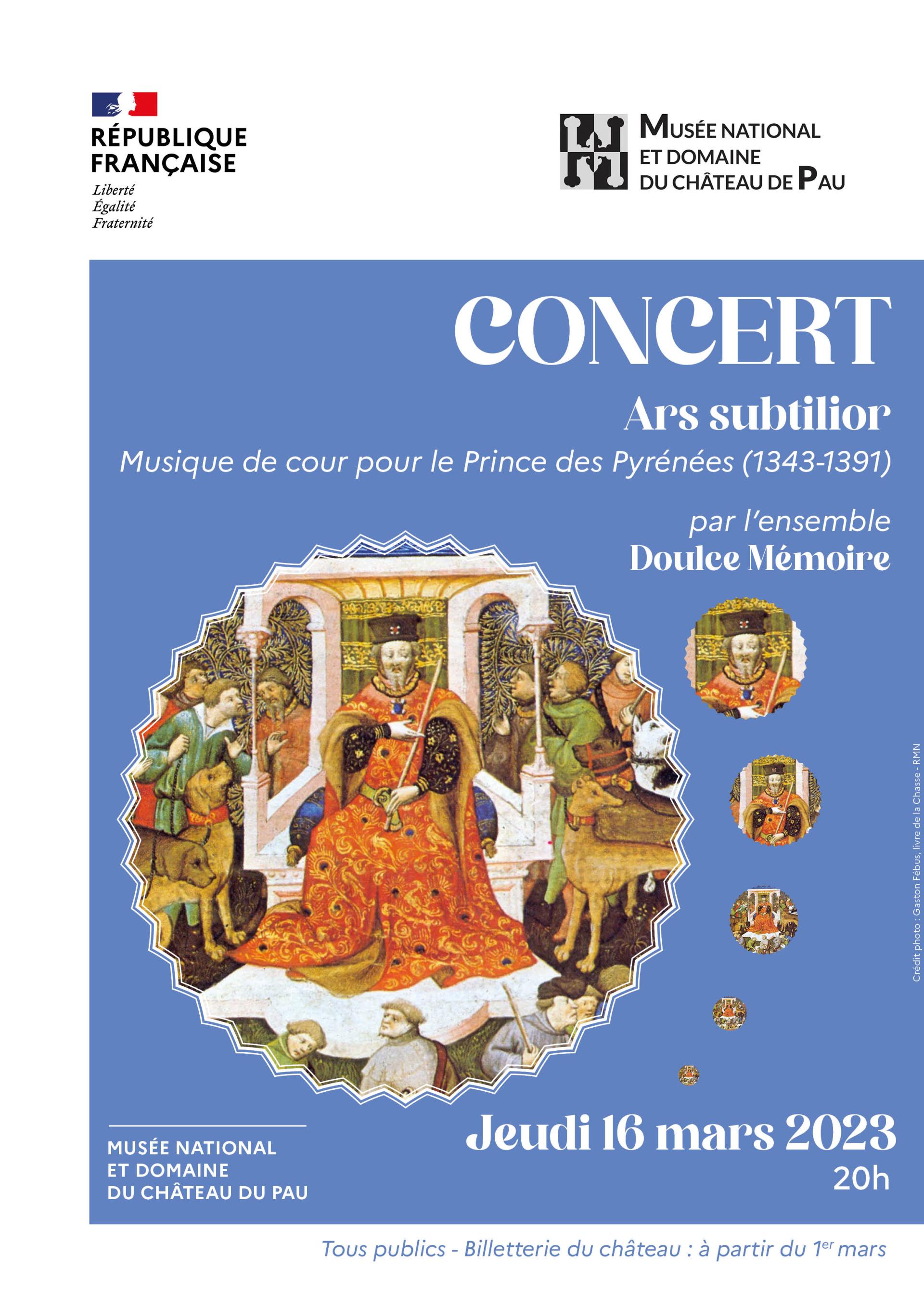 Affiche_concert_Doulce_memoire_chateau_Pau_2023