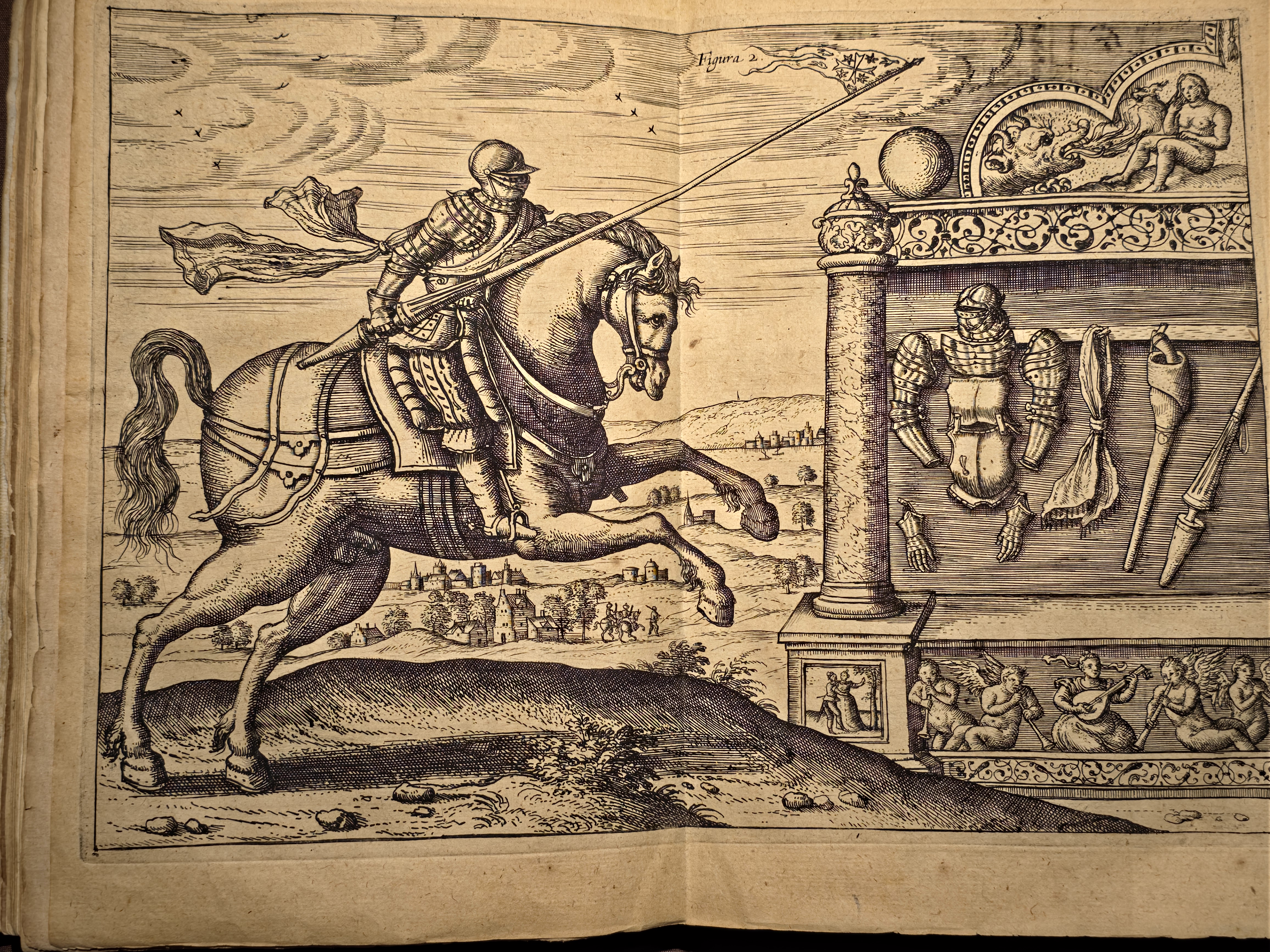 Illustration des lances