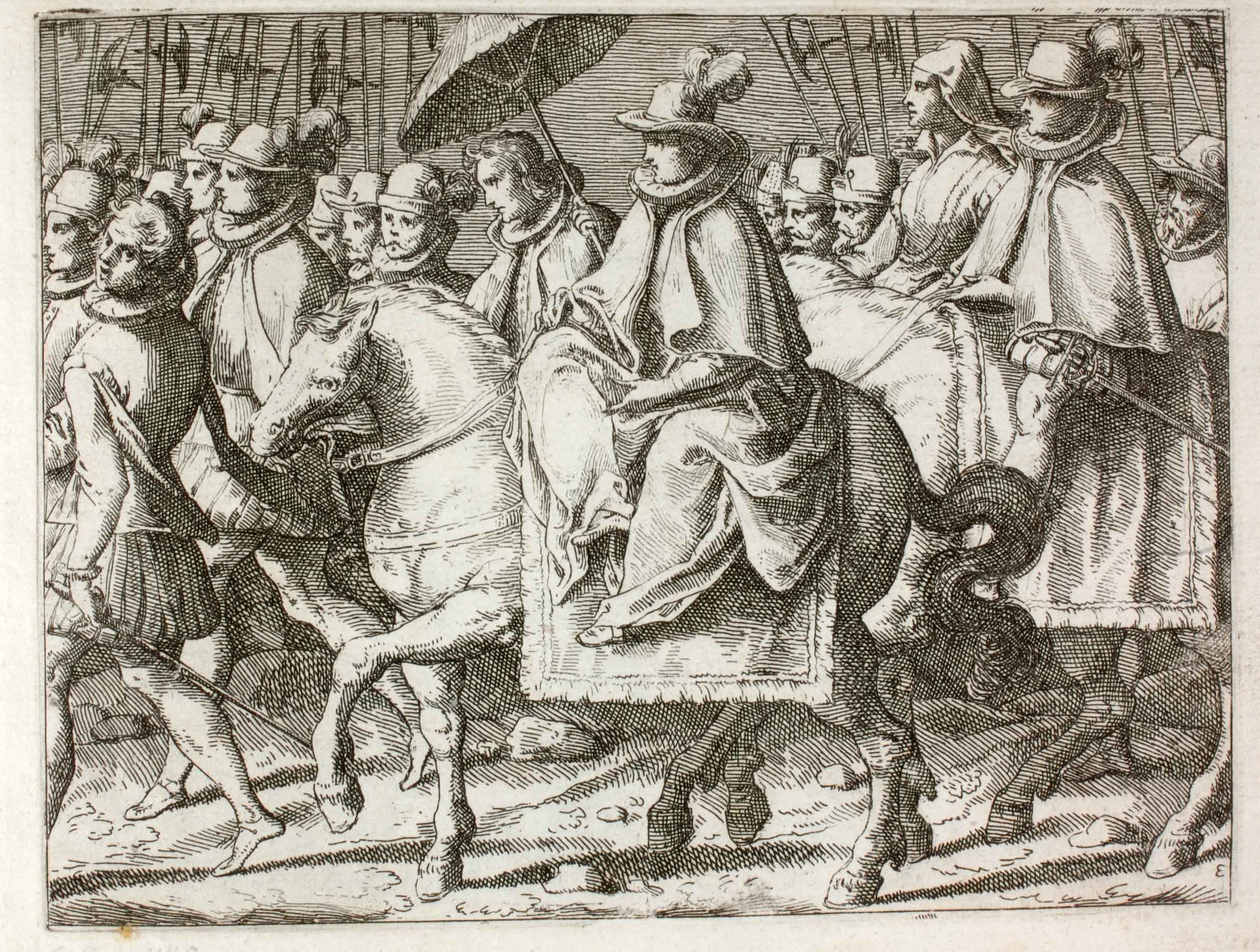 Le départ de Marguerite d’Autriche ; Pompe funèbre de Marguerite d'Autriche