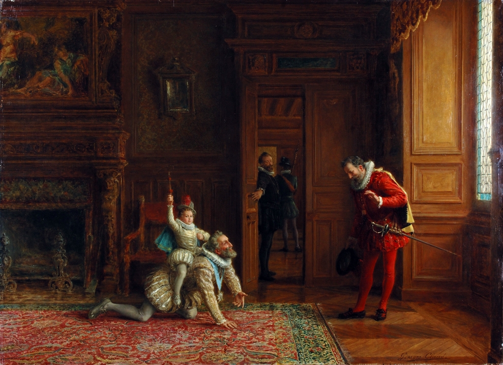 Henri IV jouant avec son enfant ou Henri IV et l’ambassadeur d’Espagne