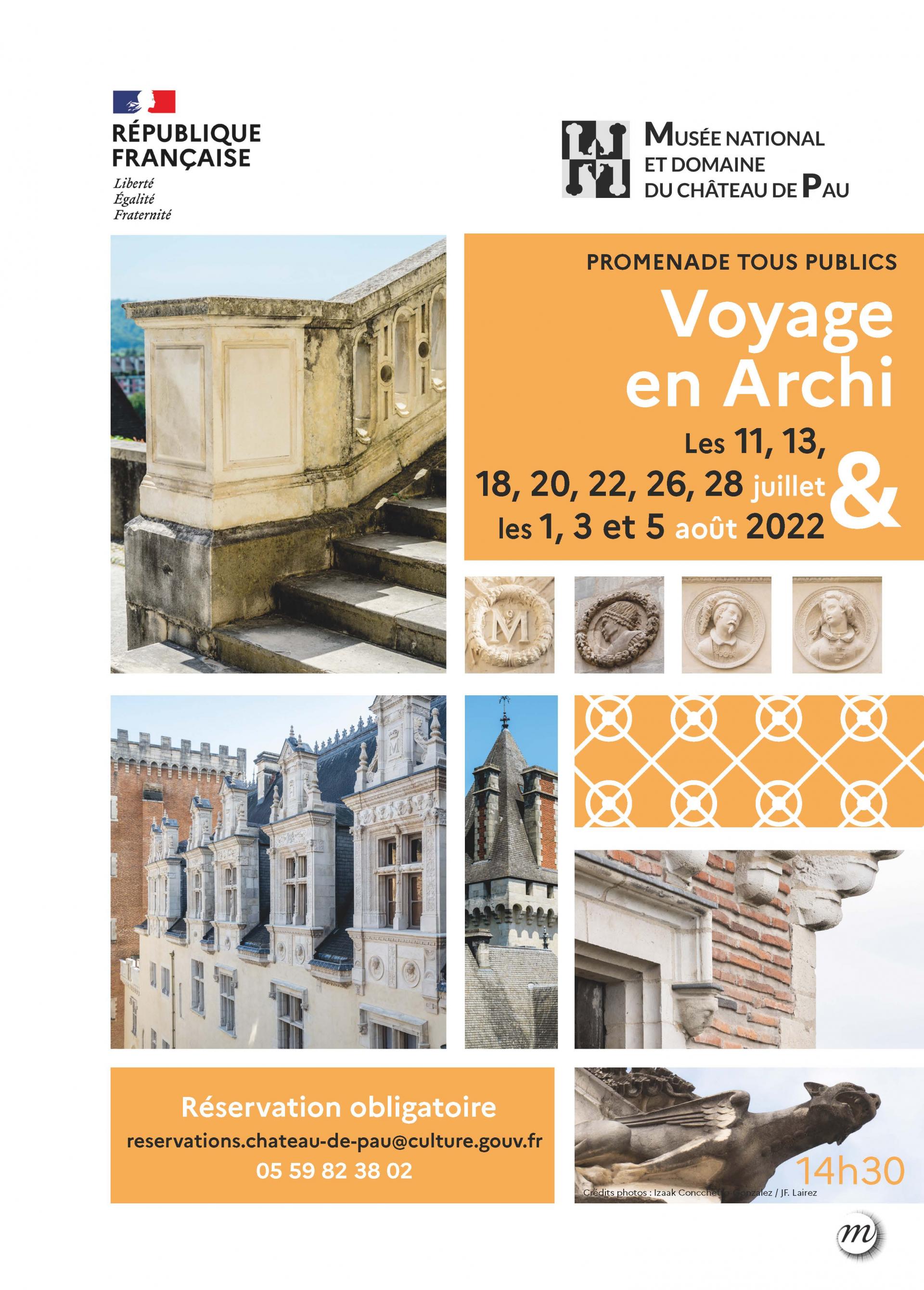 Affiche_voyage_en_archi_chateau_pau_2022