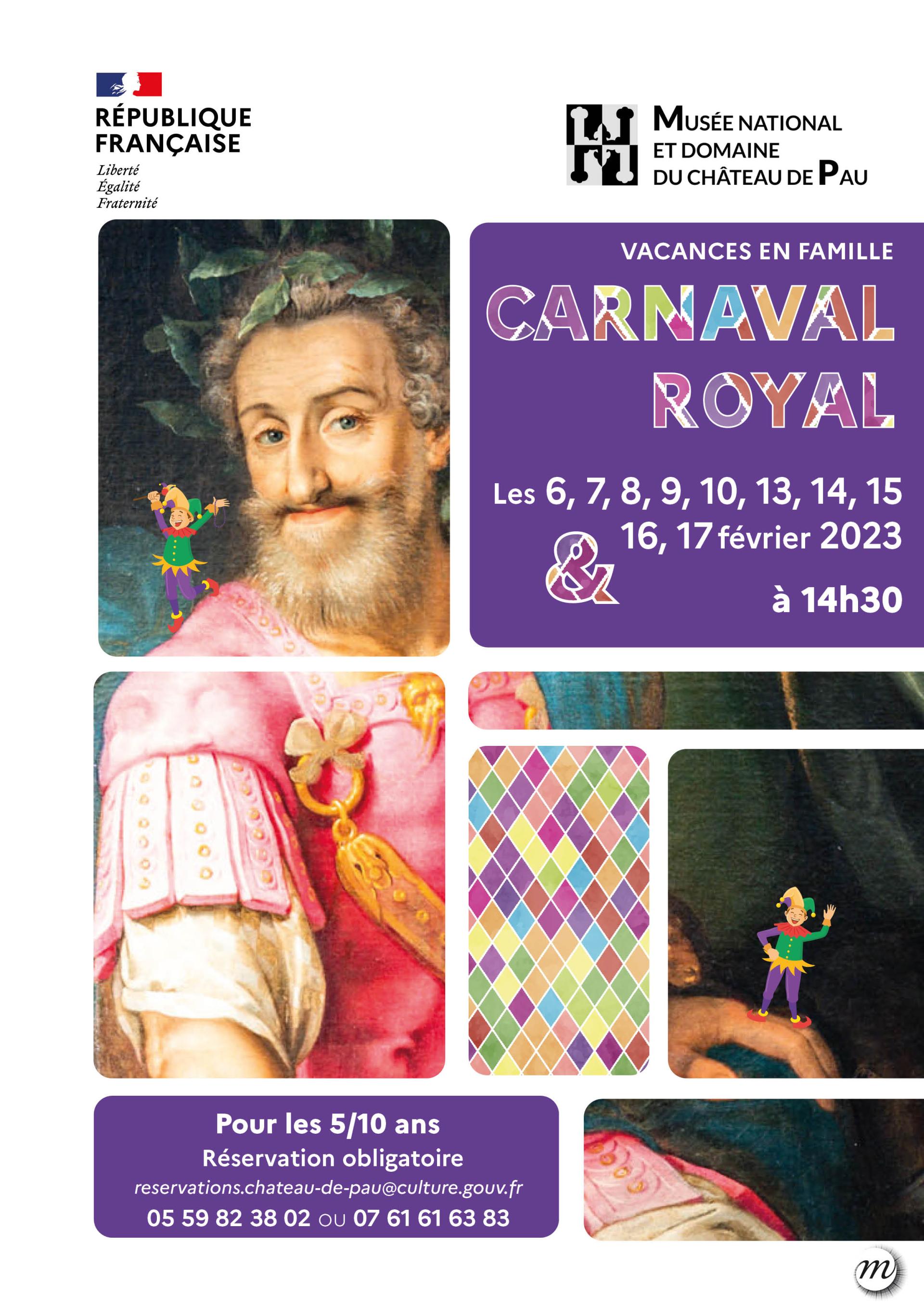 Affiche_Aimation_Carnaval_royal_chateau_Pau