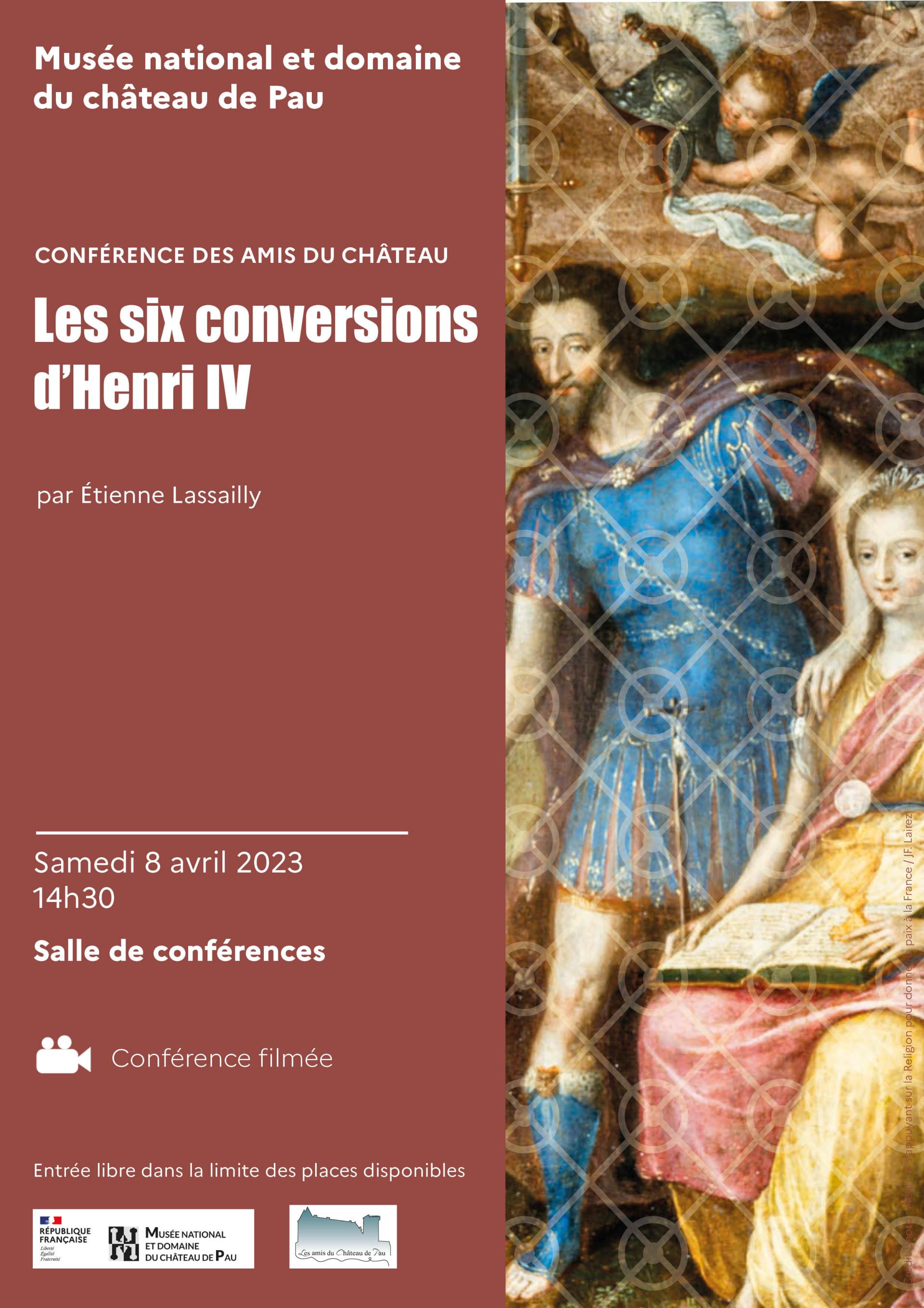 Aff_Conf_des_amis_du_chateau_Six_conversions_Henri_IV