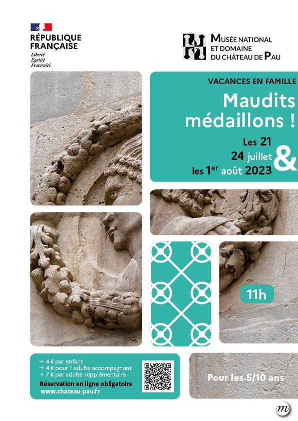 Affiche_Maudits_medaillons_animation_chateau_2023