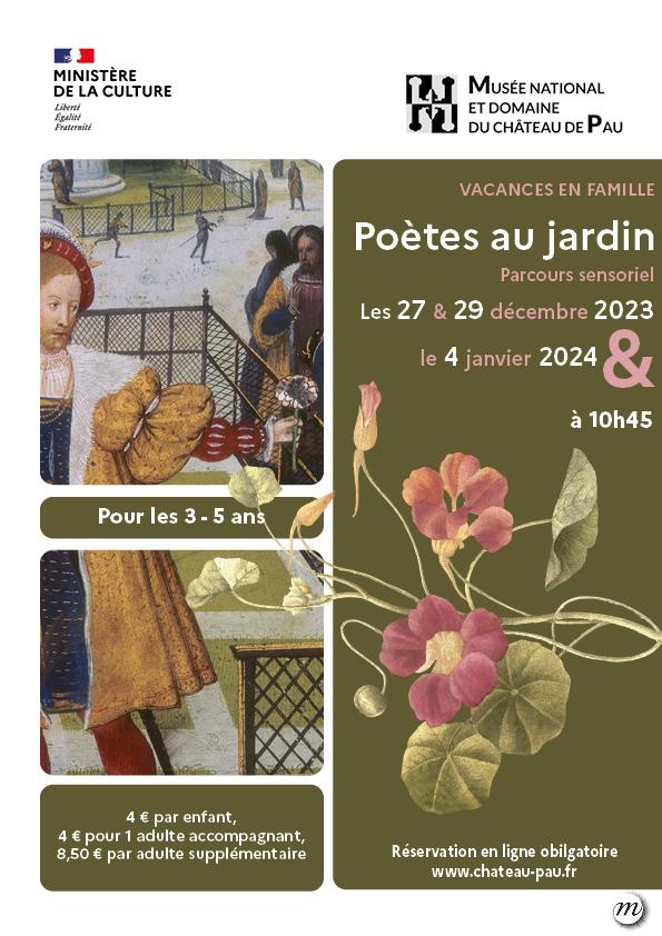 AFF_Vacances_en_famille_Poetes_au_jardin_chateau_Pau_2023